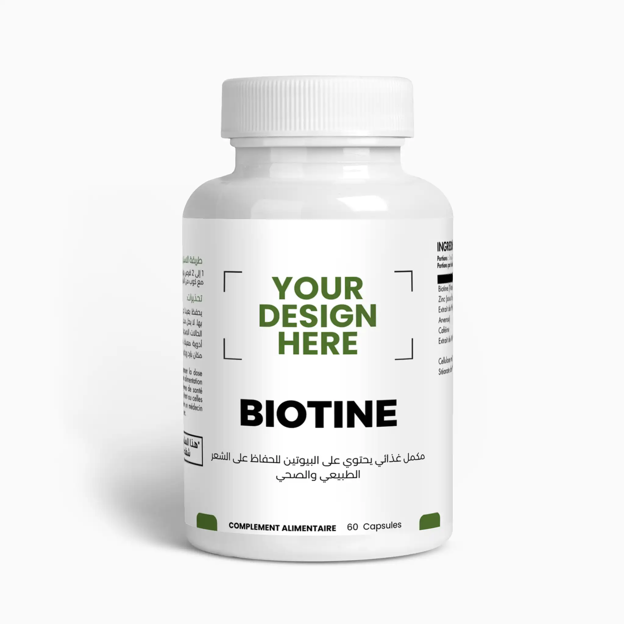 Gélules Biotine – Soin Naturel Cheveux, Peau, Ongles et Vitalité Beauté