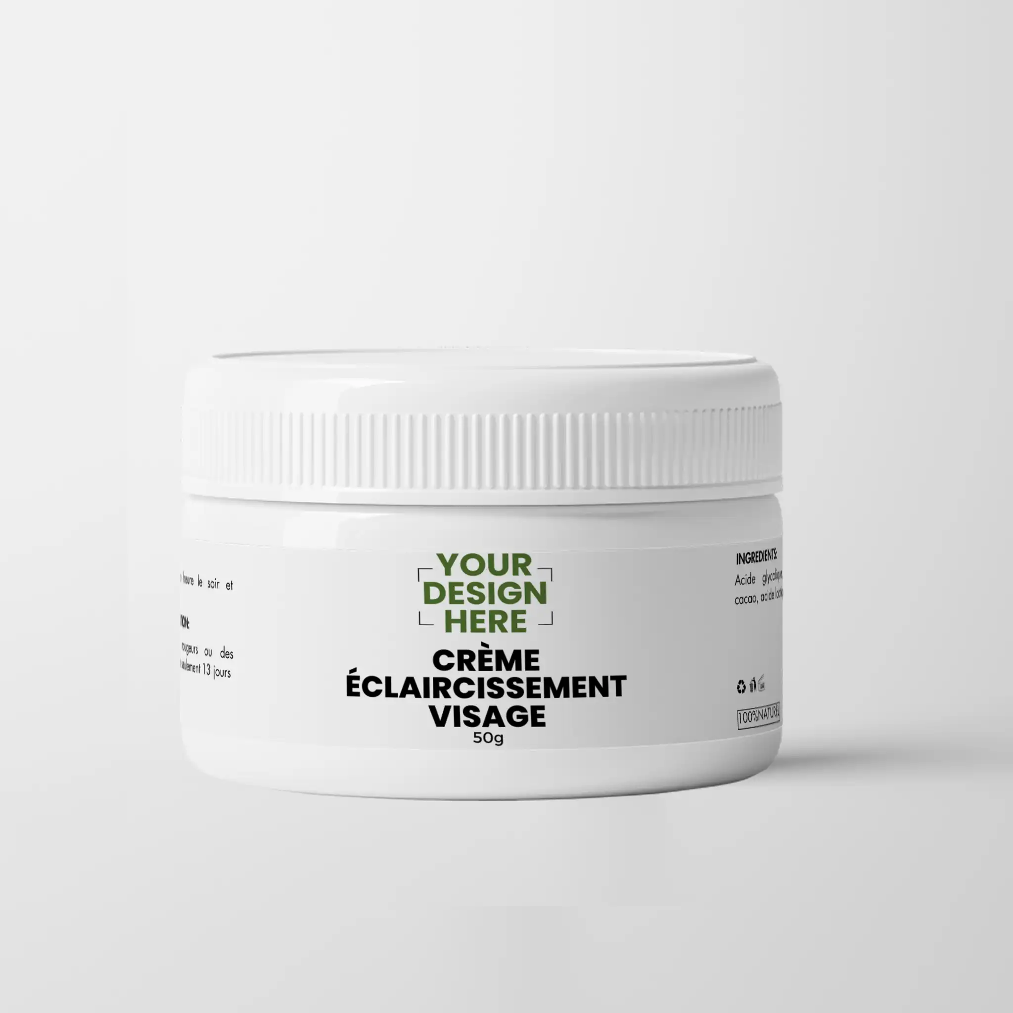Crème Visage Éclaircissante – Anti-taches Éclat – 50g