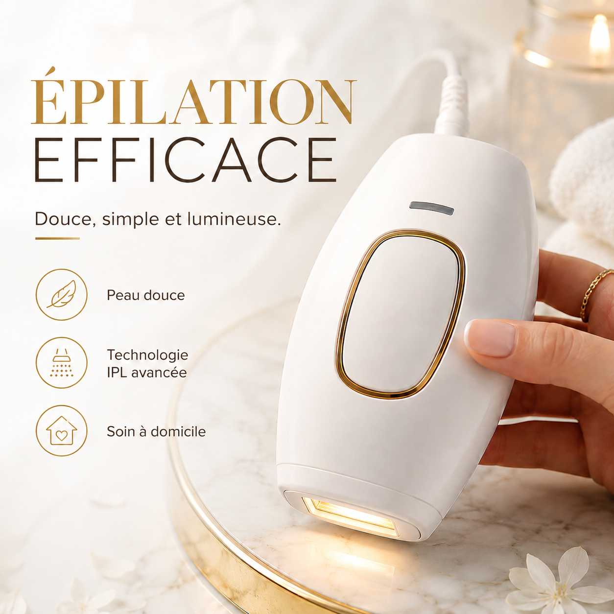 Appareil Épilation IPL — Peau Lisse, Résultats Durables — image produit