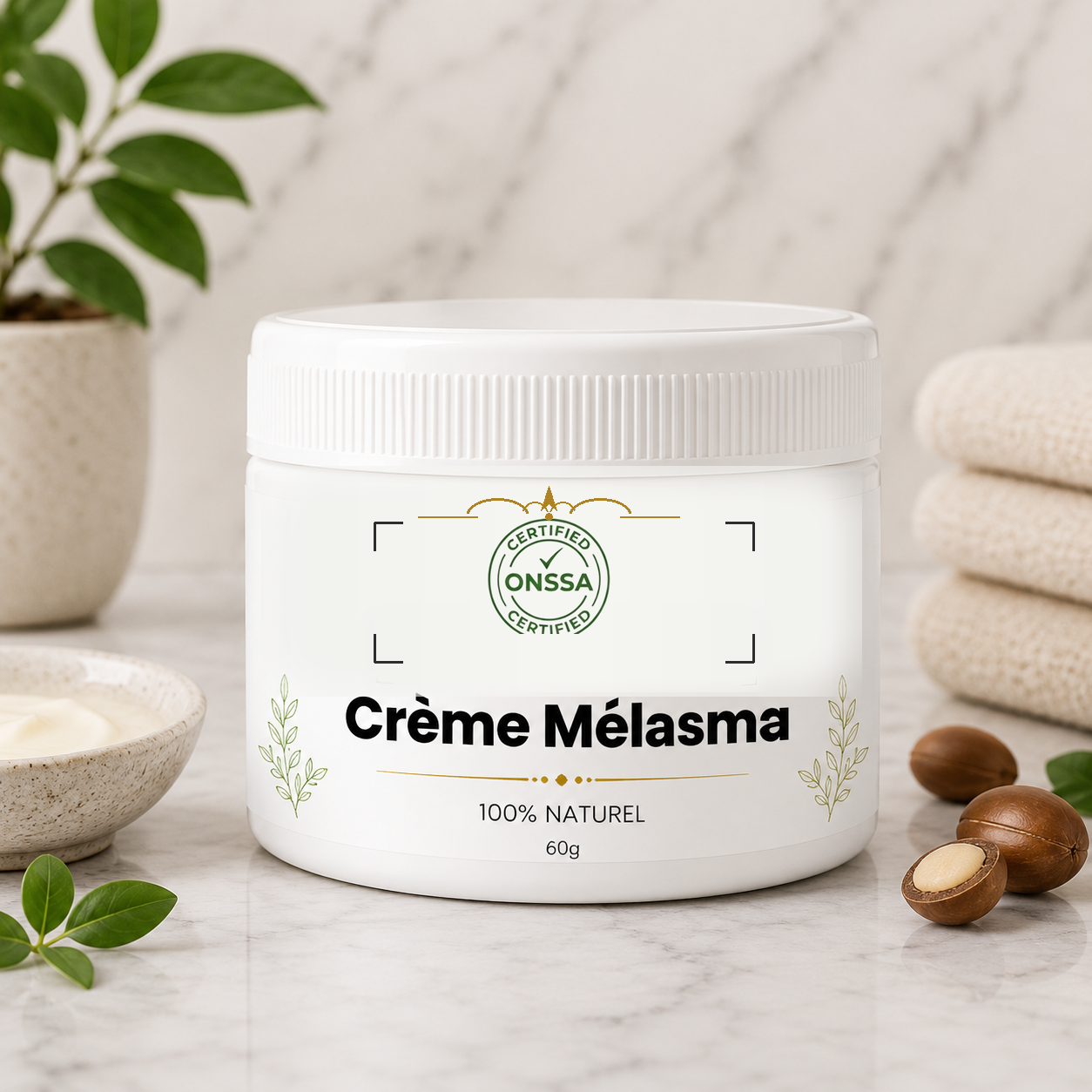 Crème Anti-Mélasma – Soin Naturel Taches Hormonales et Masque de Grossesse — image produit