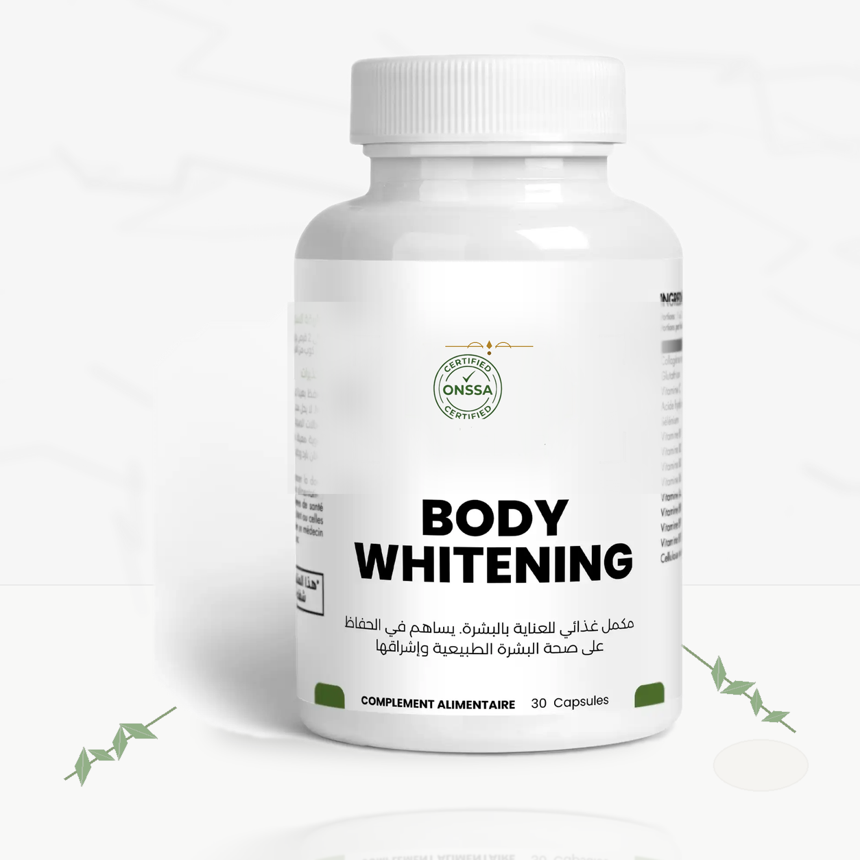 Body Whitening 30 gélules – Éclat & Anti-taches — image produit