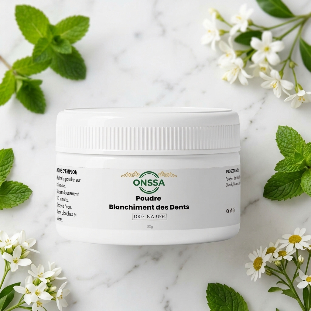 Poudre dents blancheur naturelle – Soin éclat Jebtlik — image produit